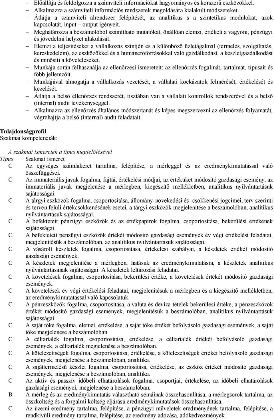 Meghatározza a beszámolóból számítható mutatókat, önállóan elemzi, értékeli a vagyoni, pénzügyi és jövedelmi helyzet alakulását.