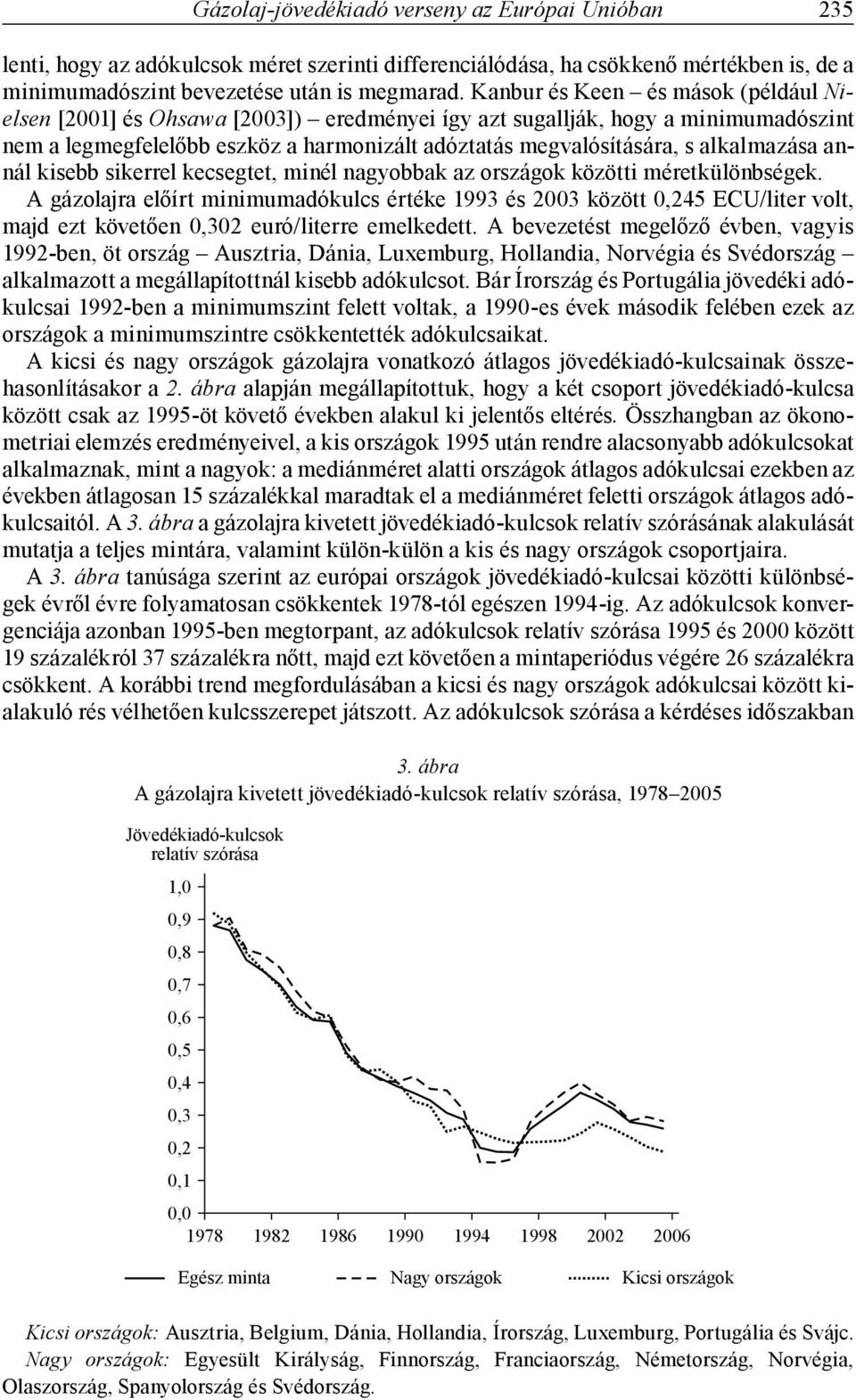 annál kisebb sikerrel kecsegtet, minél nagyobbak az országok közötti méretkülönbségek.