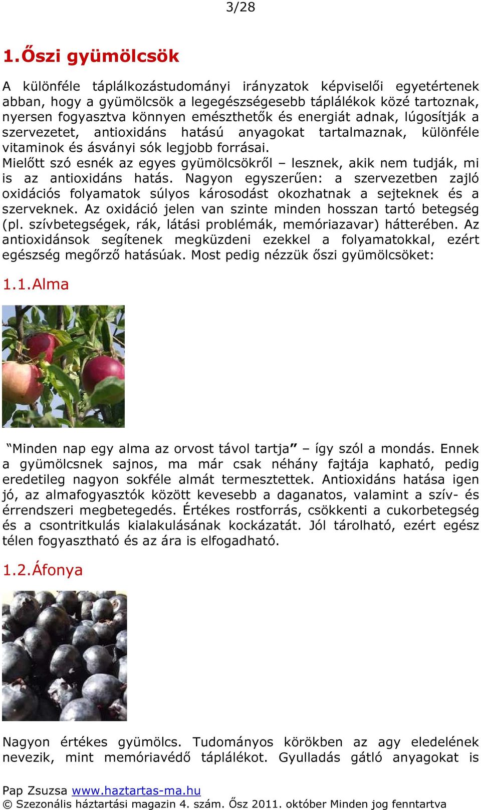 energiát adnak, lúgosítják a szervezetet, antioxidáns hatású anyagokat tartalmaznak, különféle vitaminok és ásványi sók legjobb forrásai.