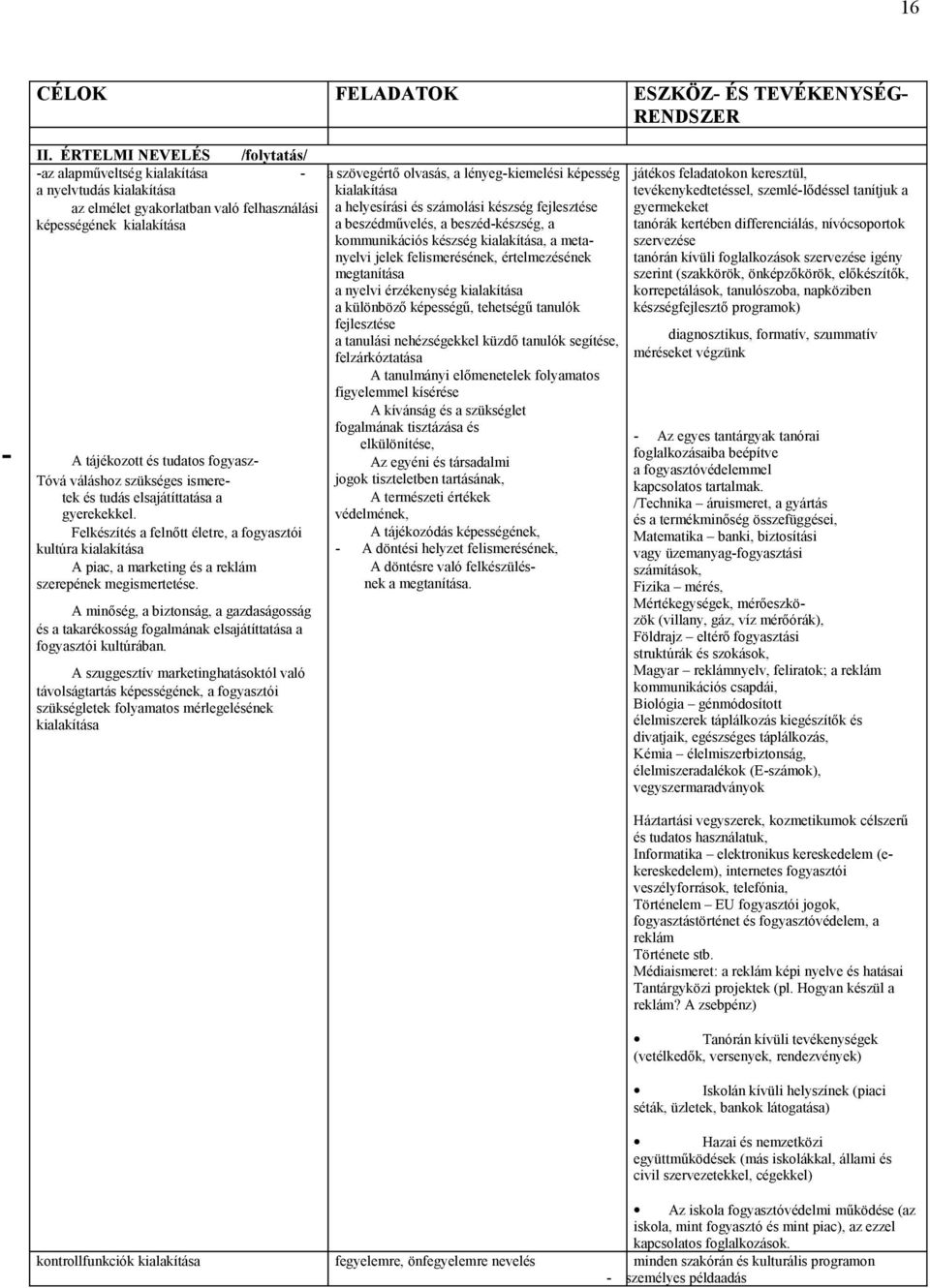 képességének kialakítása a helyesírási és számolási készség fejlesztése a beszédművelés, a beszéd-készség, a kommunikációs készség kialakítása, a metanyelvi jelek felismerésének, értelmezésének