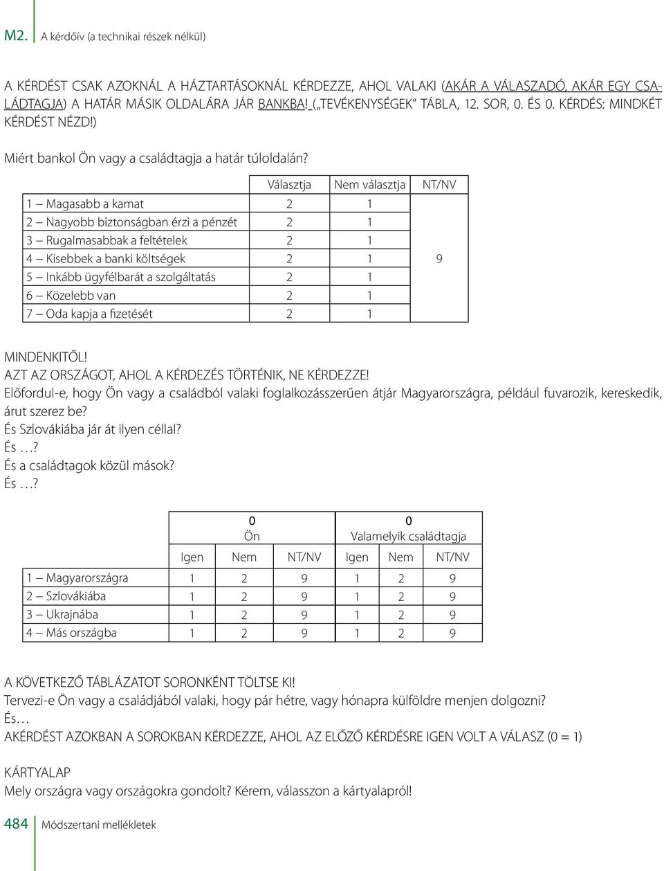 Választja Nem választja NT/NV 1 Magasabb a kamat 2 1 2 Nagyobb biztonságban érzi a pénzét 2 1 3 Rugalmasabbak a feltételek 2 1 4 Kisebbek a banki költségek 2 1 5 Inkább ügyfélbarát a szolgáltatás 2 1