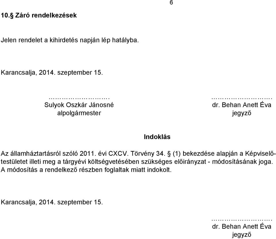 Törvény 34.