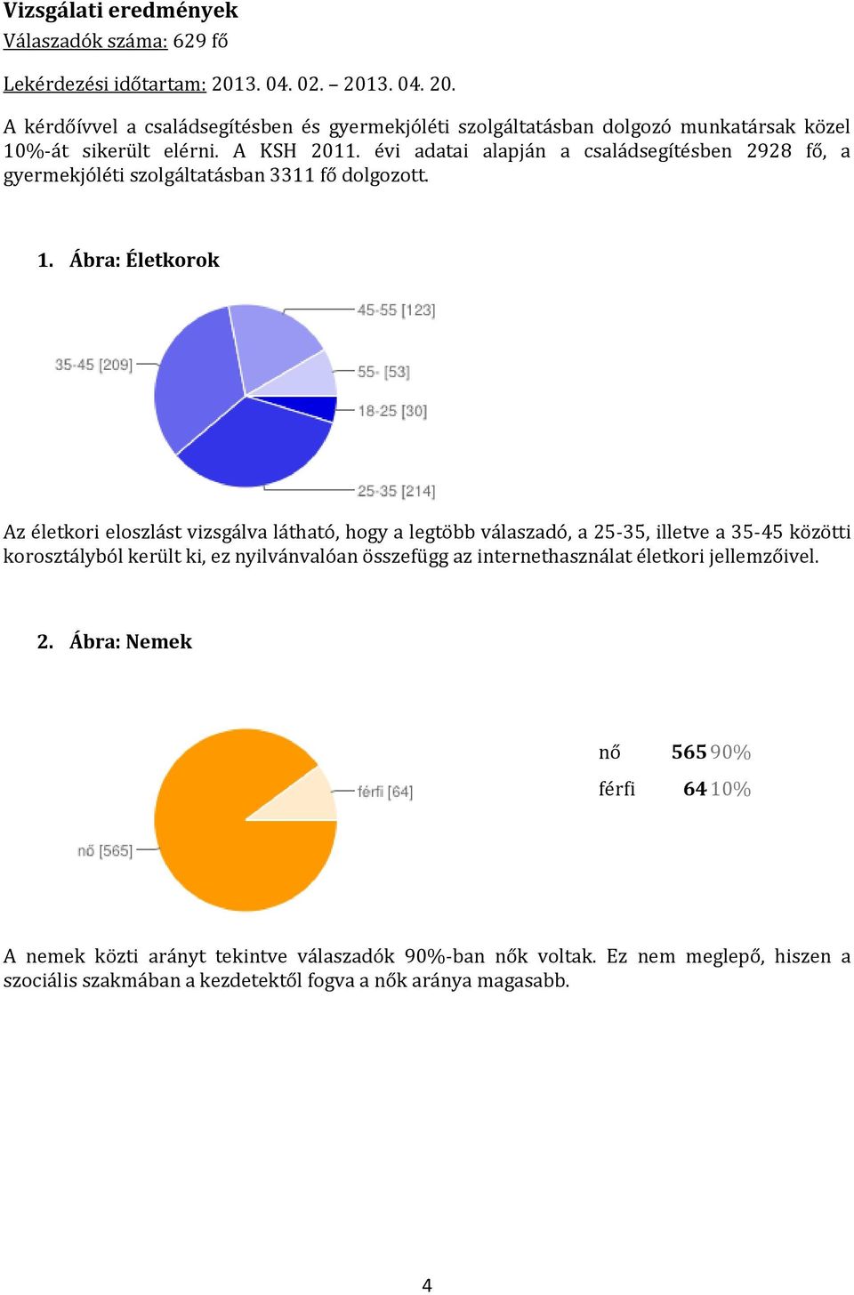 évi adatai alapján a családsegítésben 2928 fő, a gyermekjóléti szolgáltatásban 3311 fő dolgozott. 1.