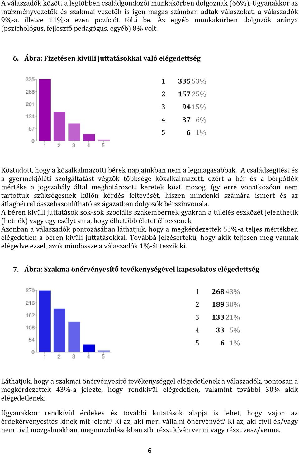 Az egyéb munkakörben dolgozók aránya (pszichológus, fejlesztő pedagógus, egyéb) 8% volt. 6.