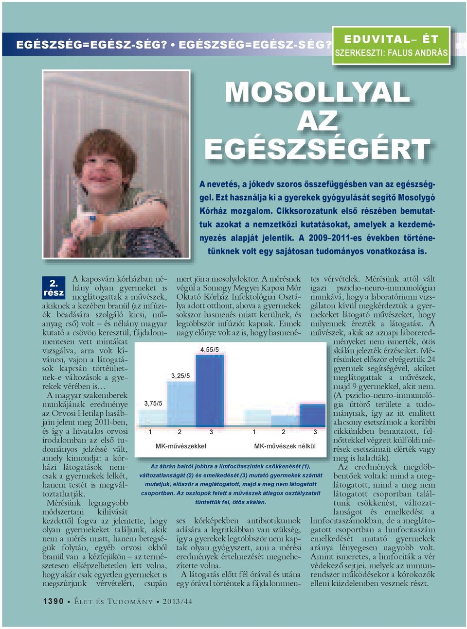 A 2009 2011-es években történetünknek volt egy sajátosan tudományos vonatkozása is. 2. rész A kaposvári kórházban néhány olyan gyermeket is meglátogattak a művészek, akiknek a kezében branül (az