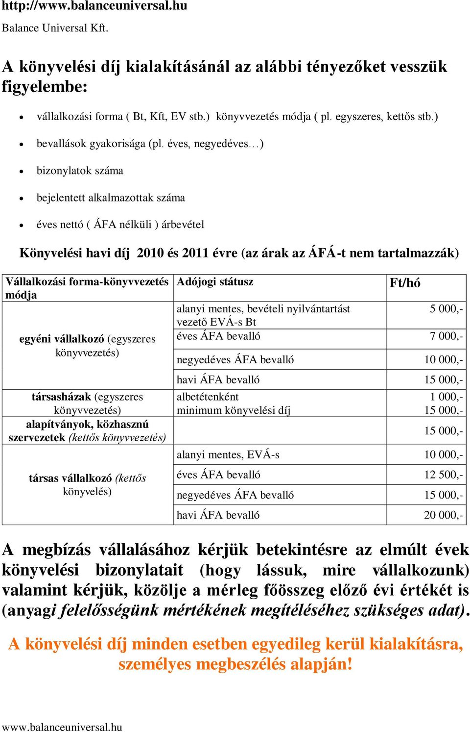 forma-könyvvezetés módja egyéni vállalkozó (egyszeres könyvvezetés) társasházak (egyszeres könyvvezetés) alapítványok, közhasznú szervezetek (kettős könyvvezetés) társas vállalkozó (kettős könyvelés)