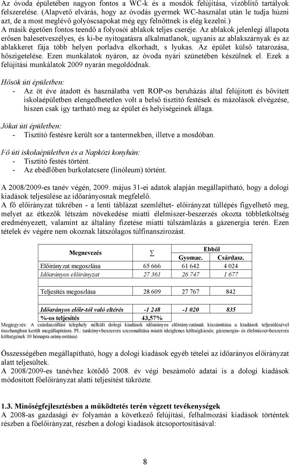 ) A másik égetően fontos teendő a folyosói ablakok teljes cseréje.