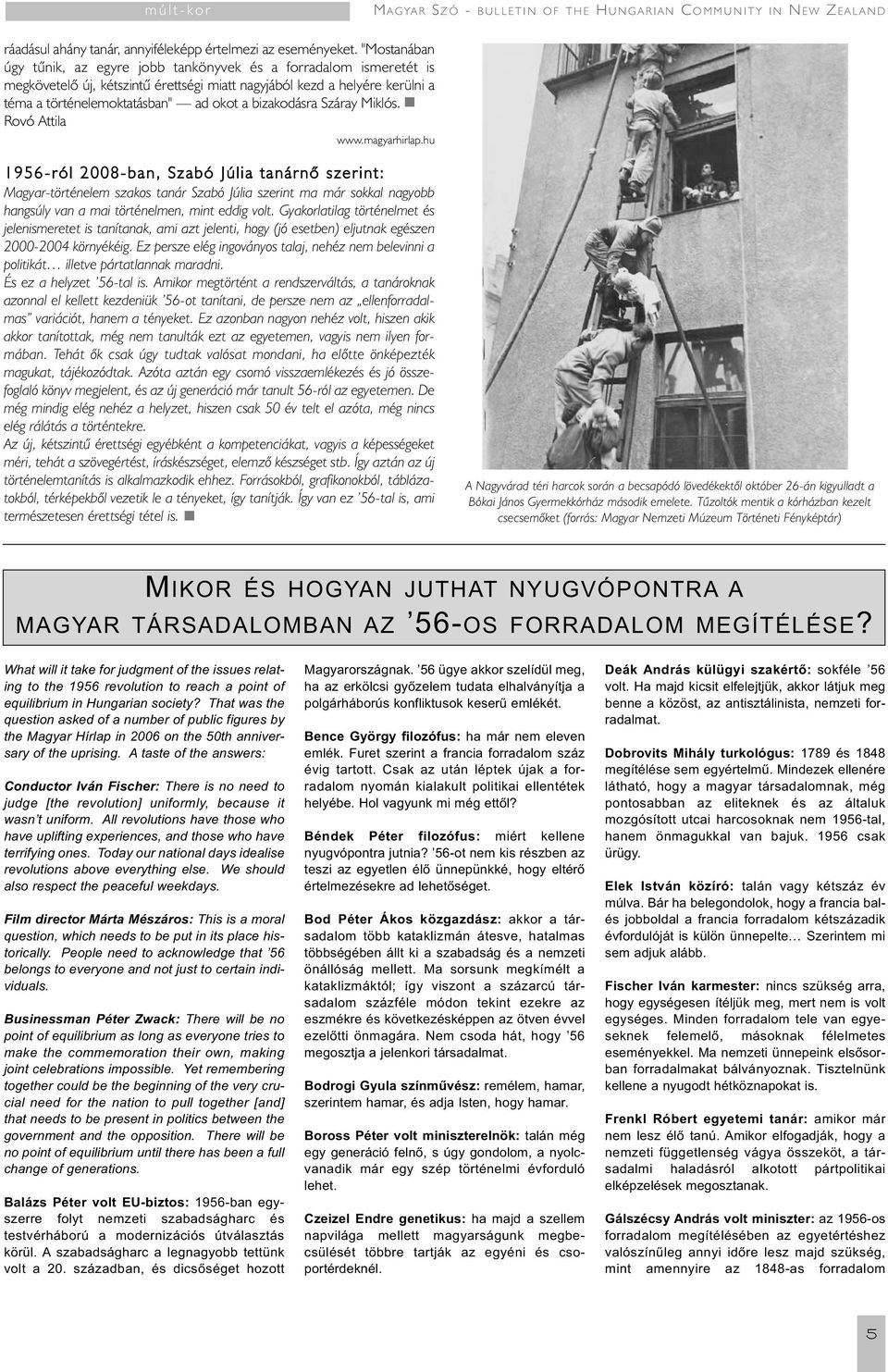 bizakodásra Száray Miklós. Rovó Attila www.magyarhirlap.