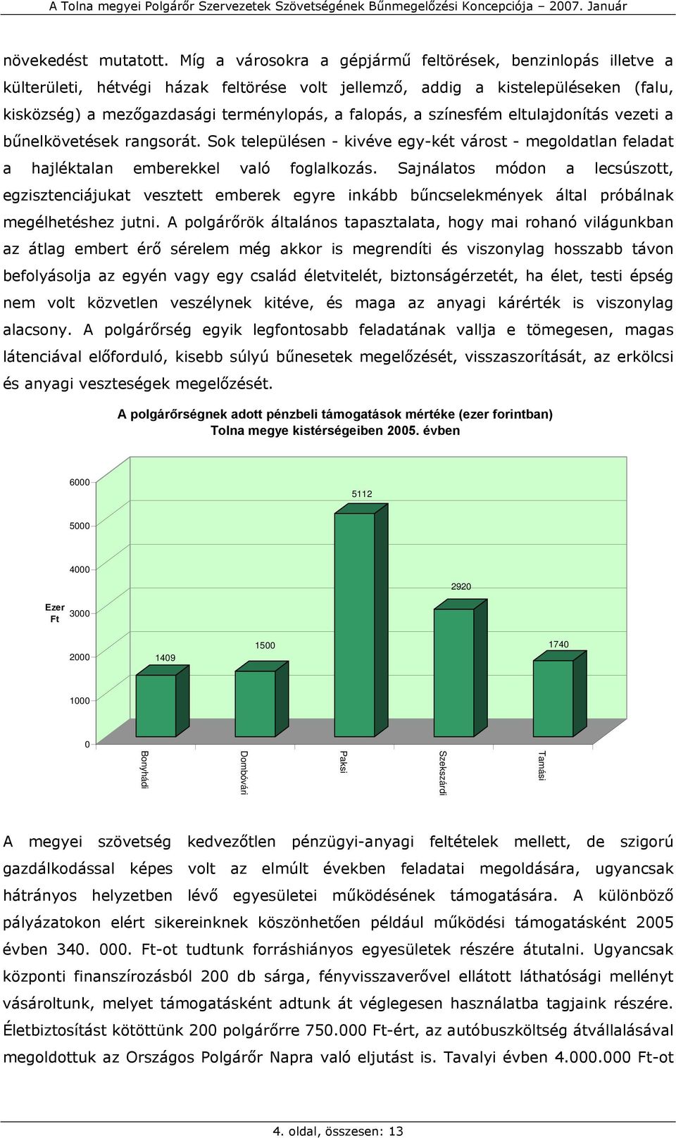 színesfém eltulajdonítás vezeti a bűnelkövetések rangsorát. Sok településen - kivéve egy-két várost - megoldatlan feladat a hajléktalan emberekkel való foglalkozás.