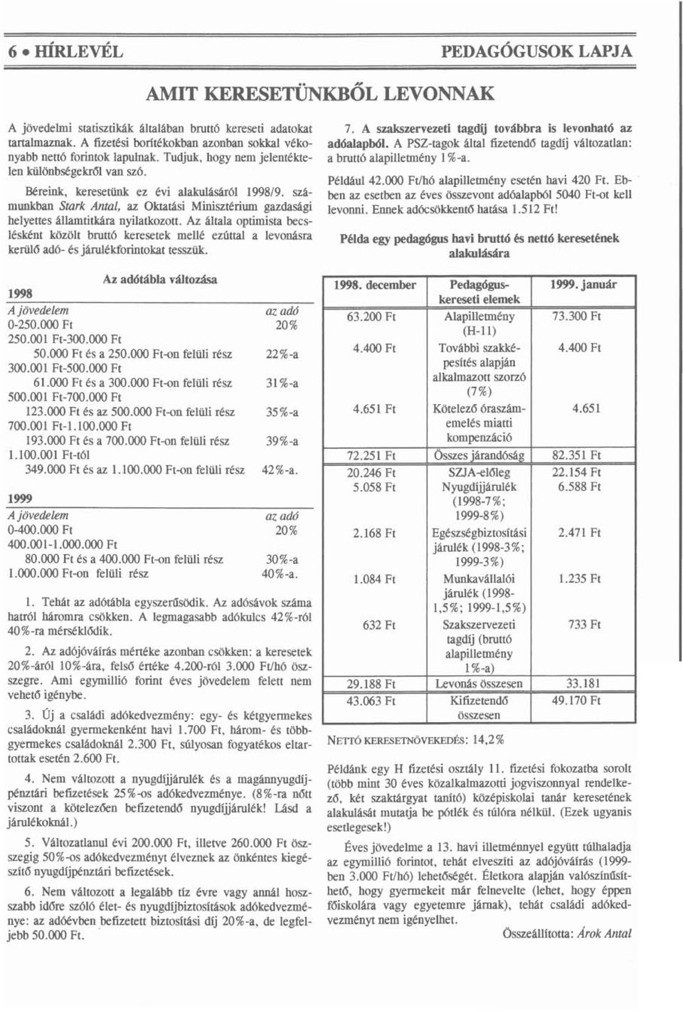 számunkbanstark Antal, az Oktatási Minisztérium gazdasági helyettes államtitkára nyilatkozott.