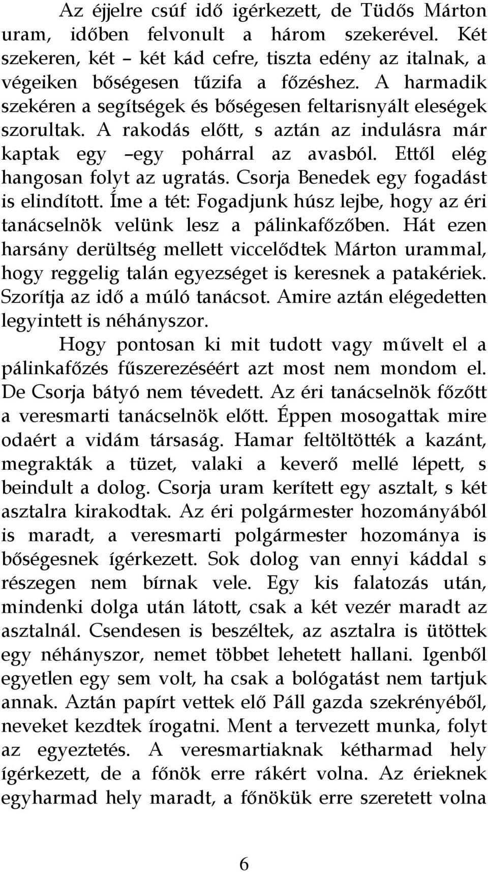 Csorja Benedek egy fogadást is elindított. Íme a tét: Fogadjunk húsz lejbe, hogy az éri tanácselnök velünk lesz a pálinkafőzőben.