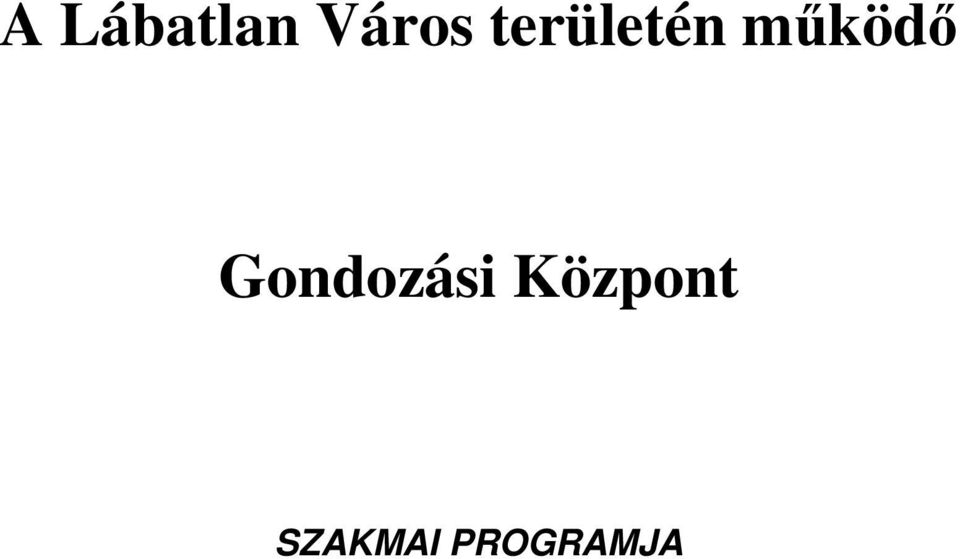 Gondozási