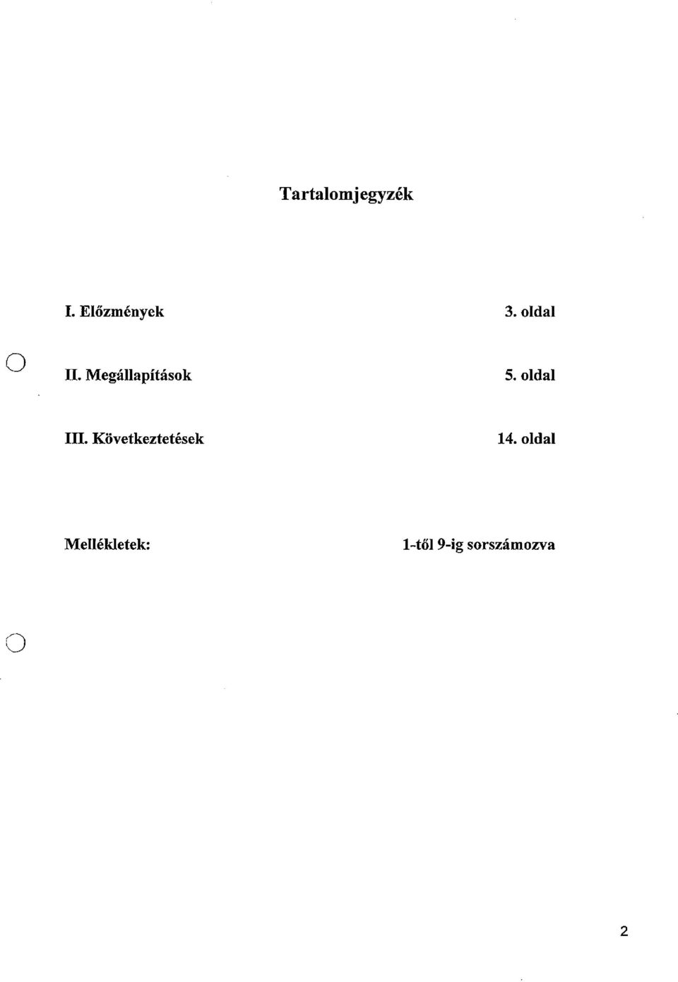 ldal In. Következtetések 14.