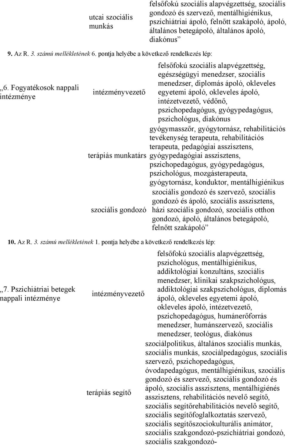 pontja helyébe a következő rendelkezés lép: 7.