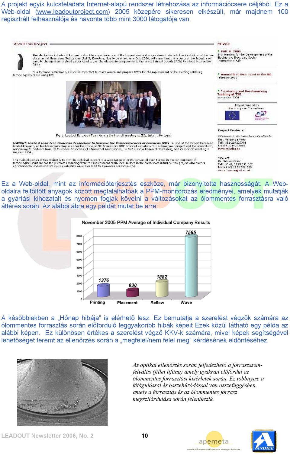 Ez a Web-oldal, mint az információterjesztés eszköze, már bizonyította hasznosságát.