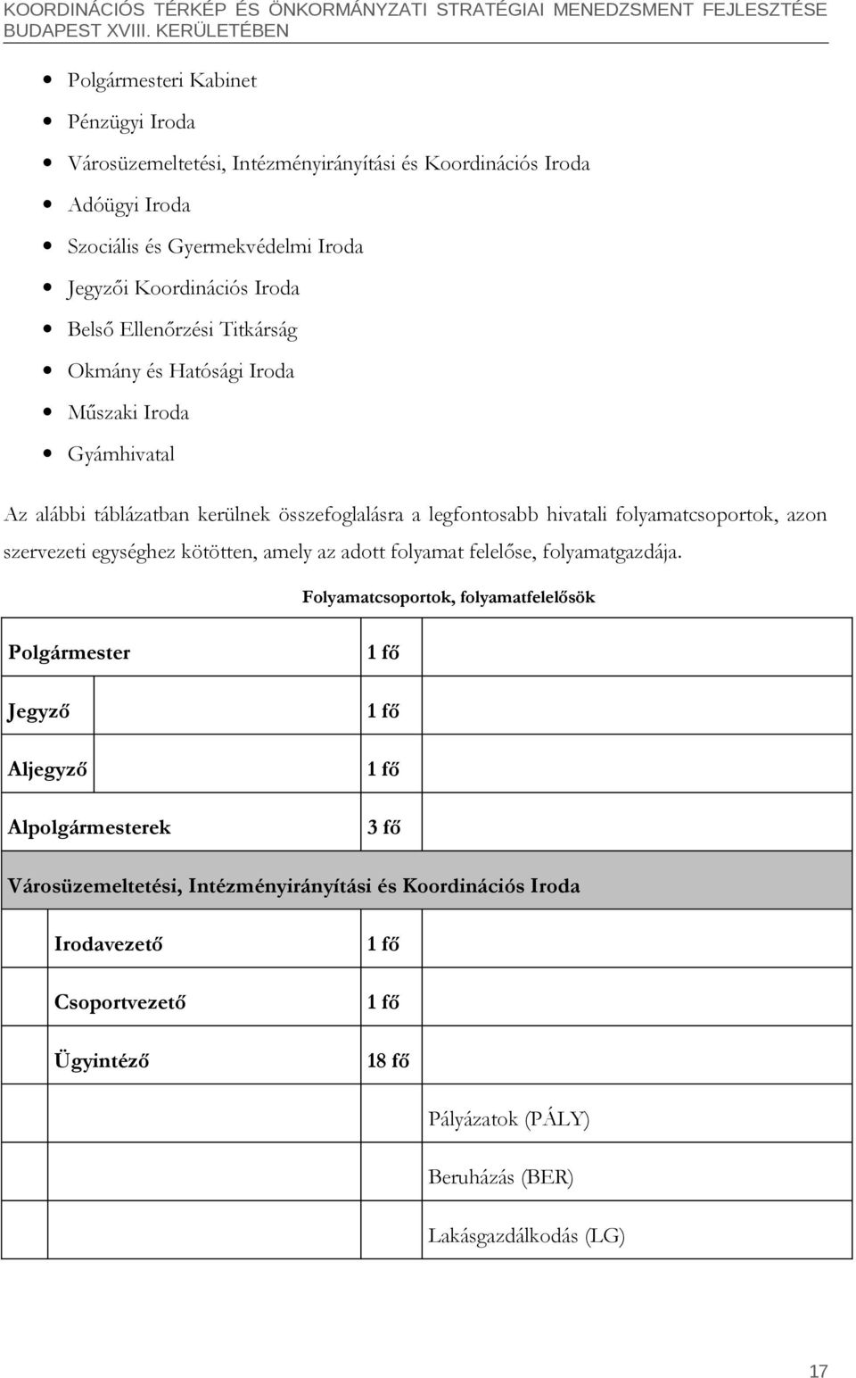 szervezeti egységhez kötötten, amely az adott folyamat felelőse, folyamatgazdája.