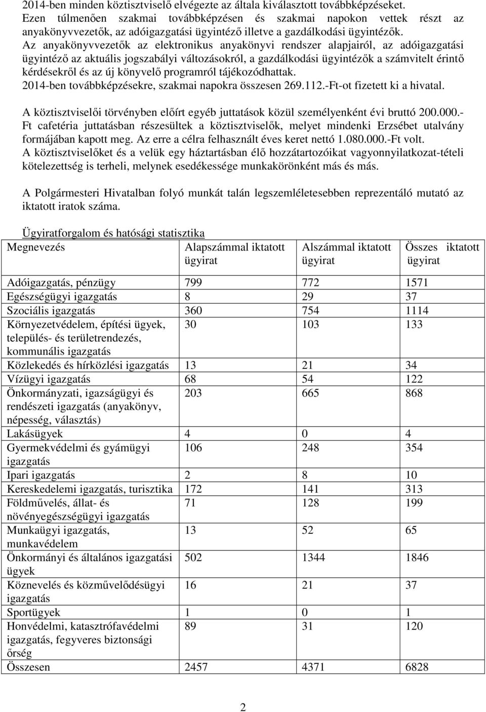 Az anyakönyvvezetık az elektronikus anyakönyvi rendszer alapjairól, az adóigazgatási ügyintézı az aktuális jogszabályi változásokról, a gazdálkodási ügyintézık a számvitelt érintı kérdésekrıl és az