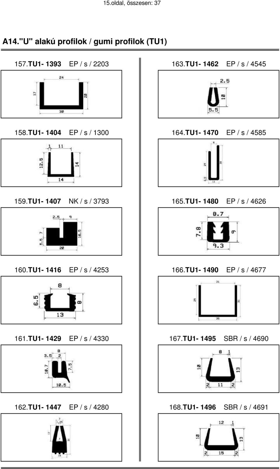 TU1-1407 NK / s / 3793 165.TU1-1480 EP / s / 4626 160.TU1-1416 EP / s / 4253 166.