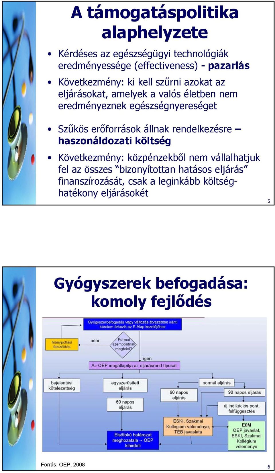 erőforrások állnak rendelkezésre haszonáldozati költség Következmény: közpénzekből nem vállalhatjuk fel az összes