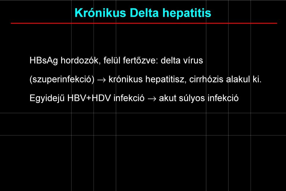 (szuperinfekció) krónikus hepatitisz,