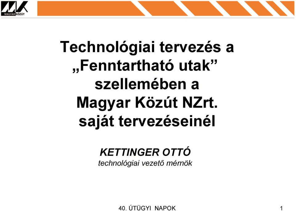 Magyar Közút NZrt.