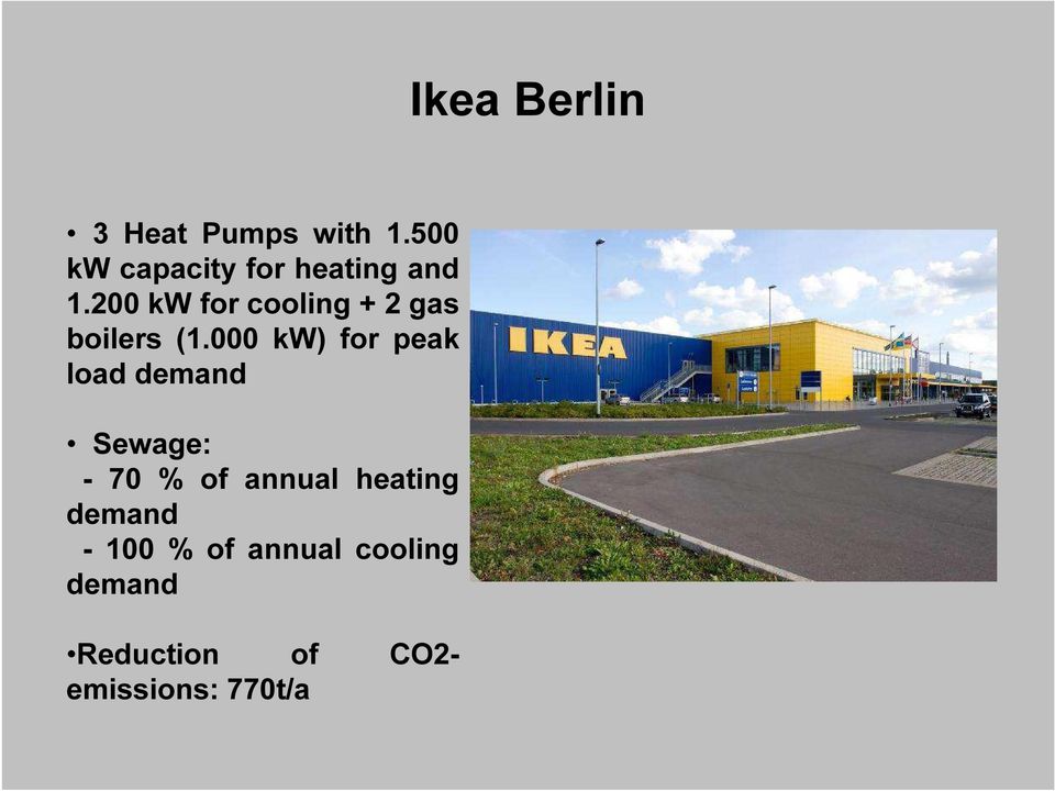 200 kw for cooling + 2 gas boilers (1.