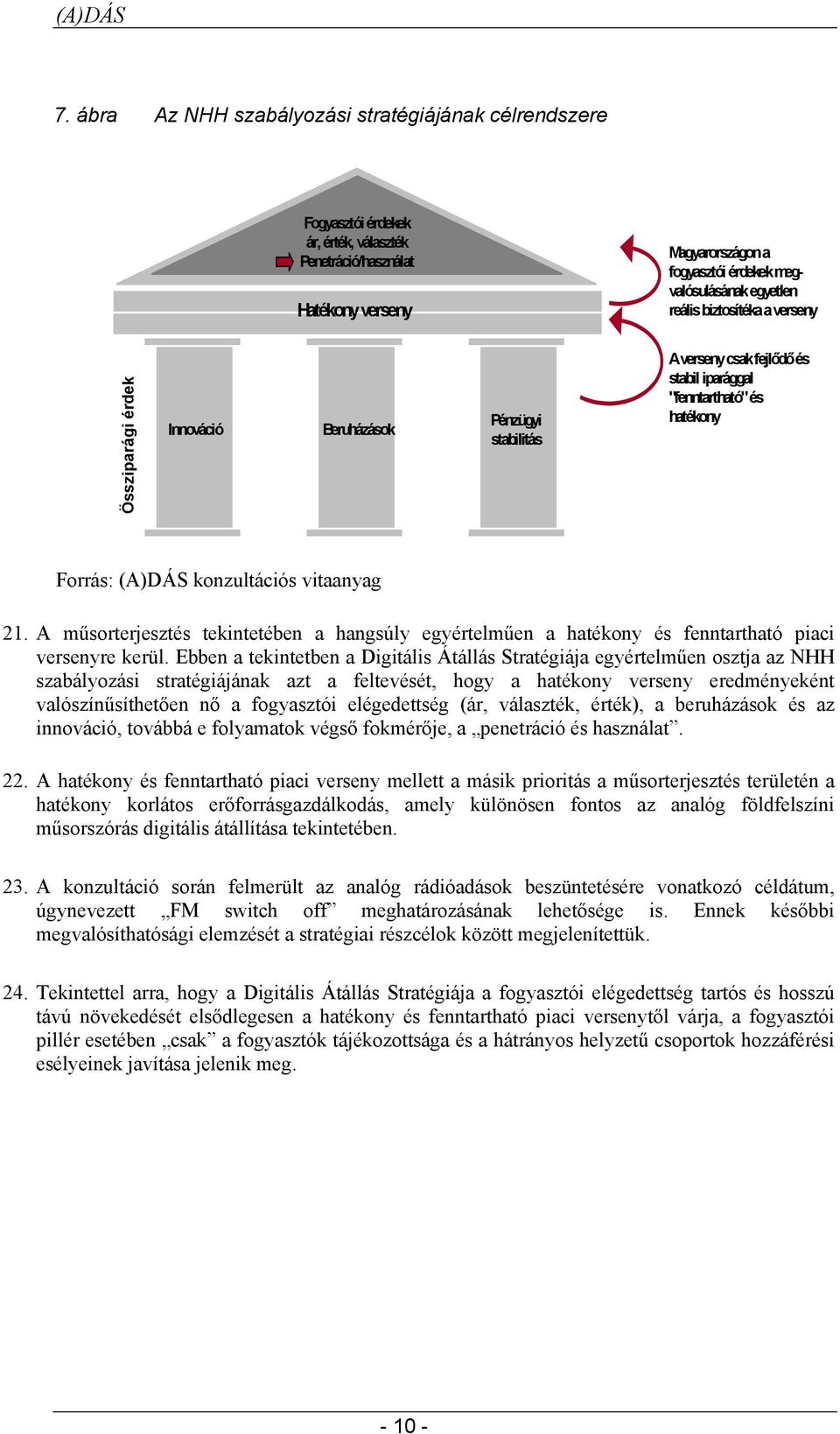 A műsorterjesztés tekintetében a hangsúly egyértelműen a hatékony és fenntartható piaci versenyre kerül.