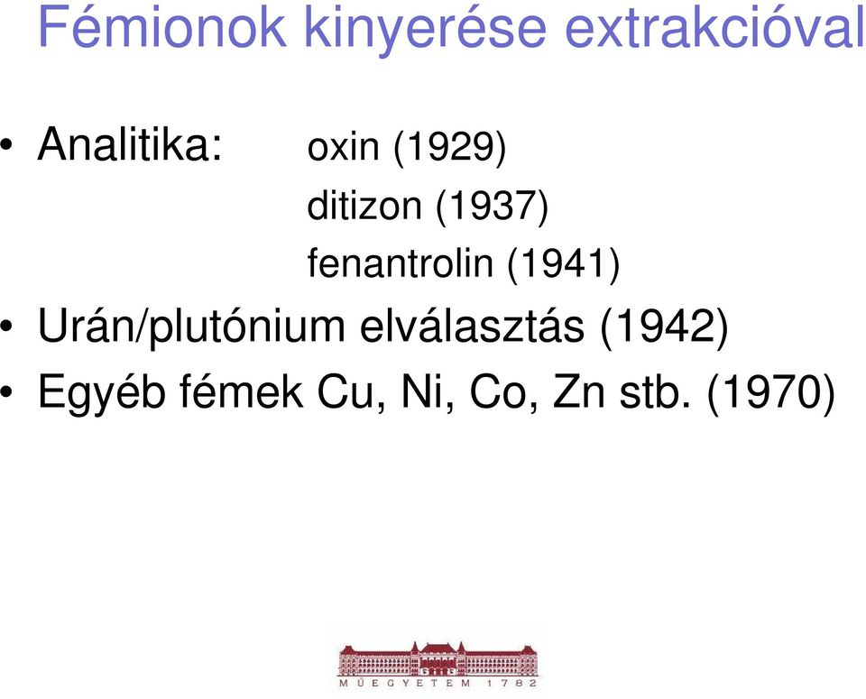 fenantrolin (1941) Urán/plutónium