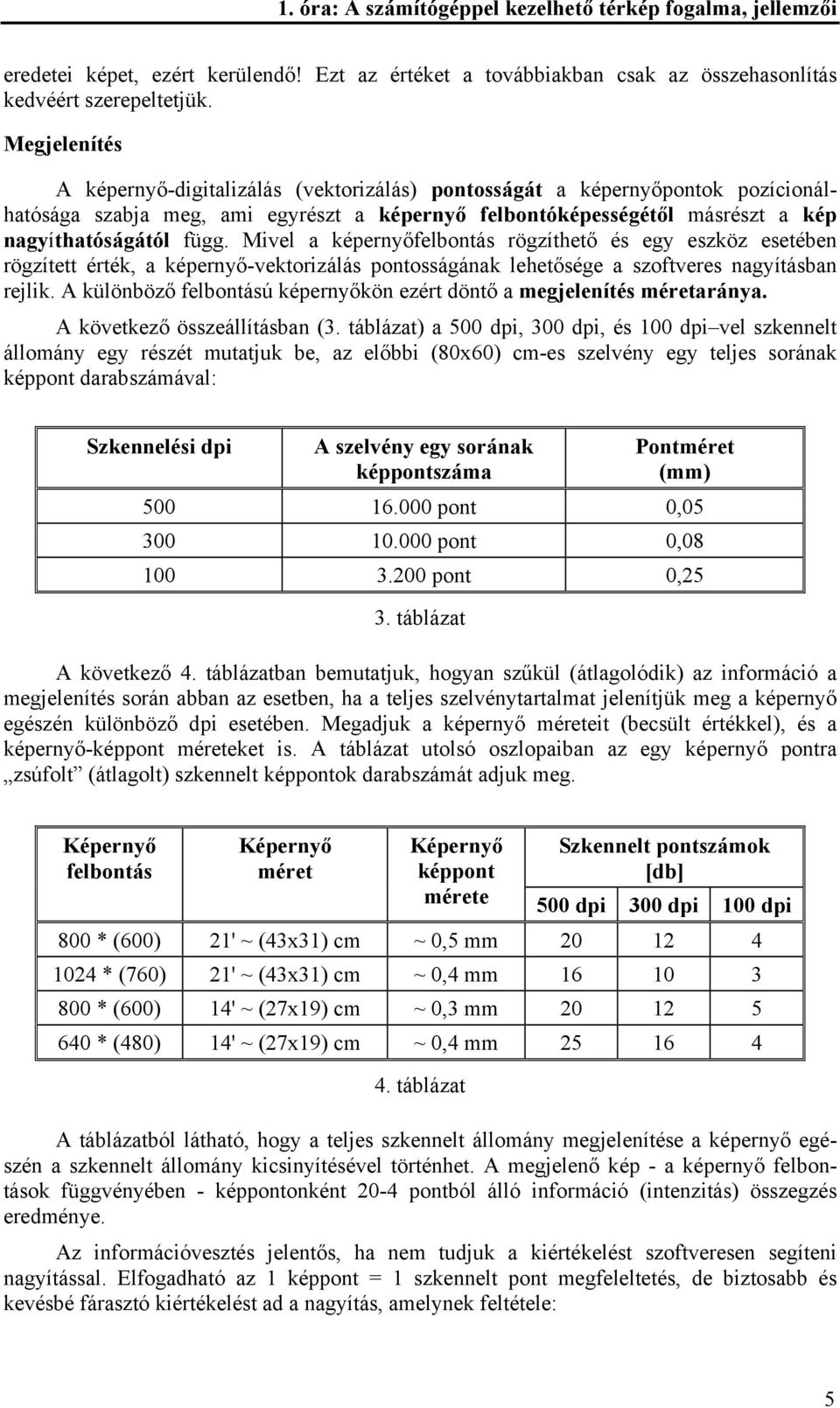 Mivel a képernyőfelbontás rögzíthető és egy eszköz esetében rögzített érték, a képernyő-vektorizálás pontosságának lehetősége a szoftveres nagyításban rejlik.