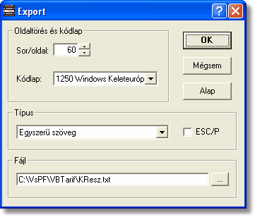 33 WinPCTari súgó A hívásadatok további elemzéséhez lehetősg van az adatok excel táblába történő exportálására is.