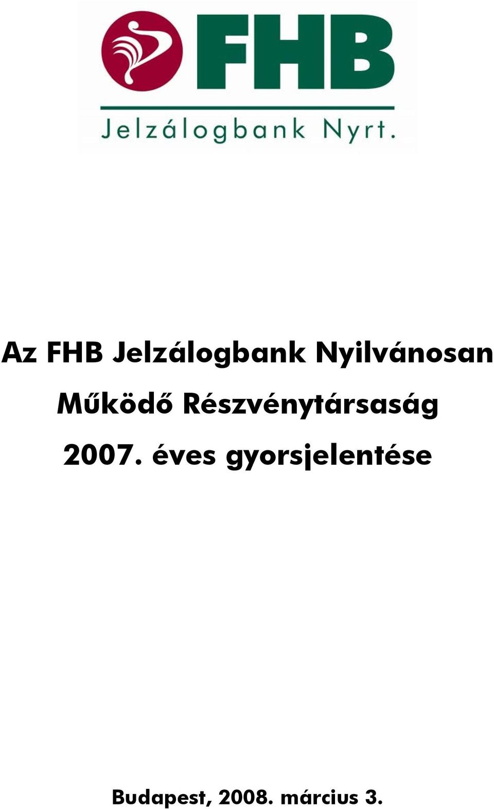 Részvénytársaság 2007.