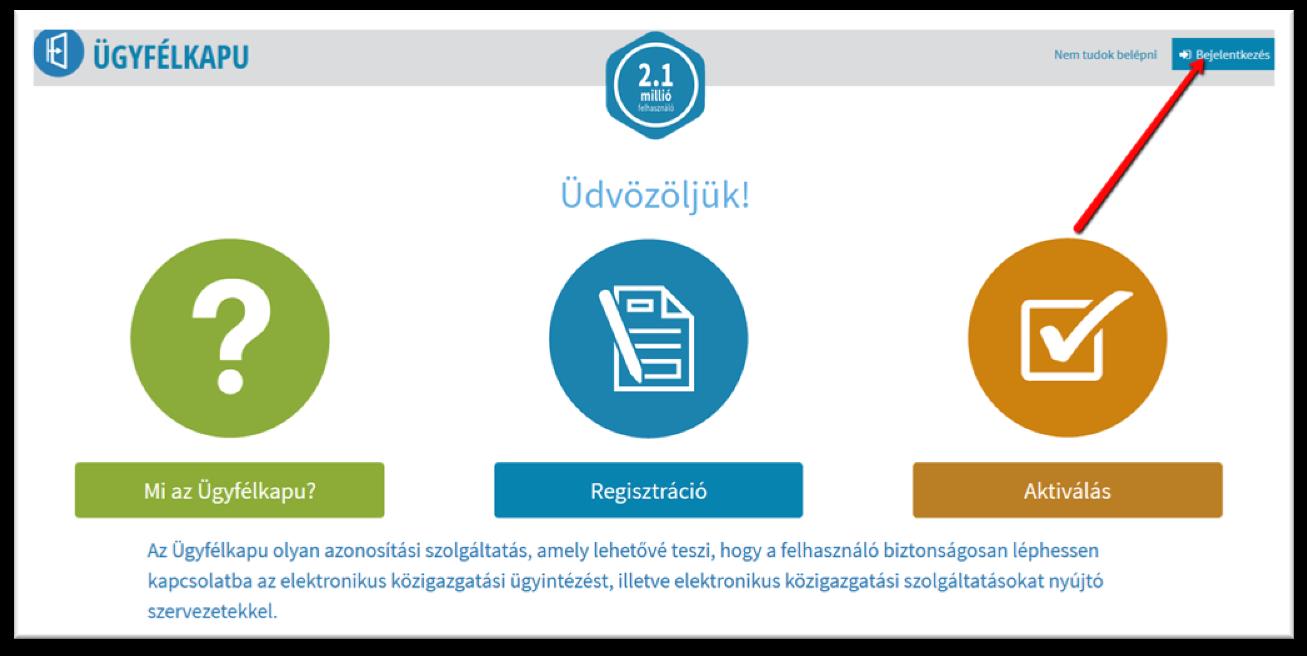 Nyitólap A megjelenő KAÜ (Központi Azonosítási Ügynök) oldalon válassza ki azt a szolgáltatást, amellyel azonosítani