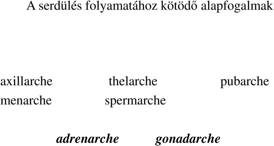 axillarche thelarche