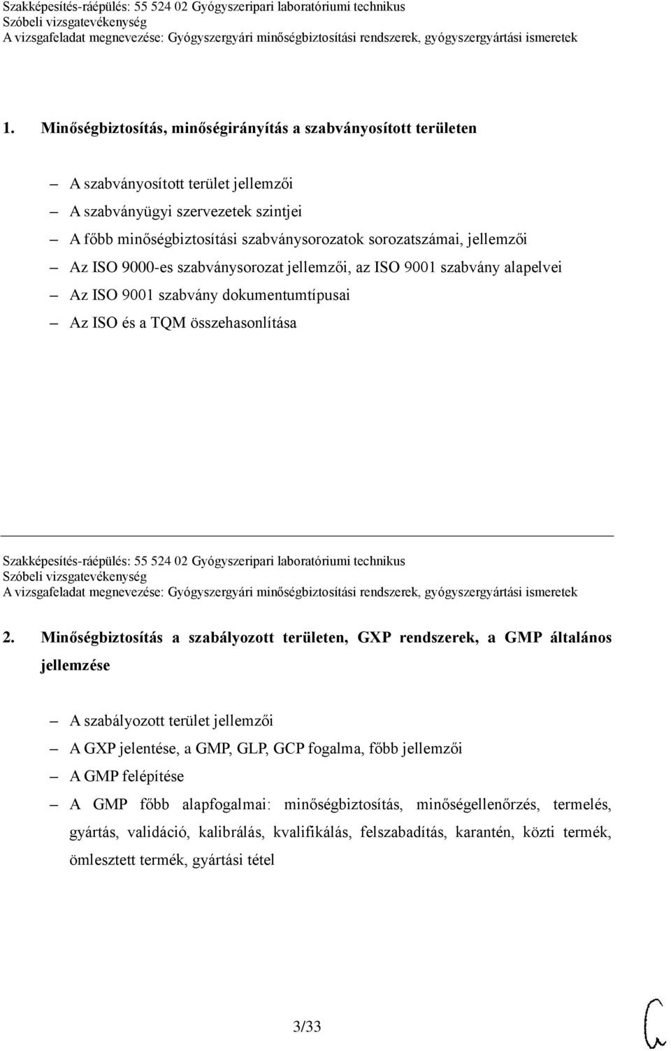 Gyógyszeripari laboratóriumi technikus 2.