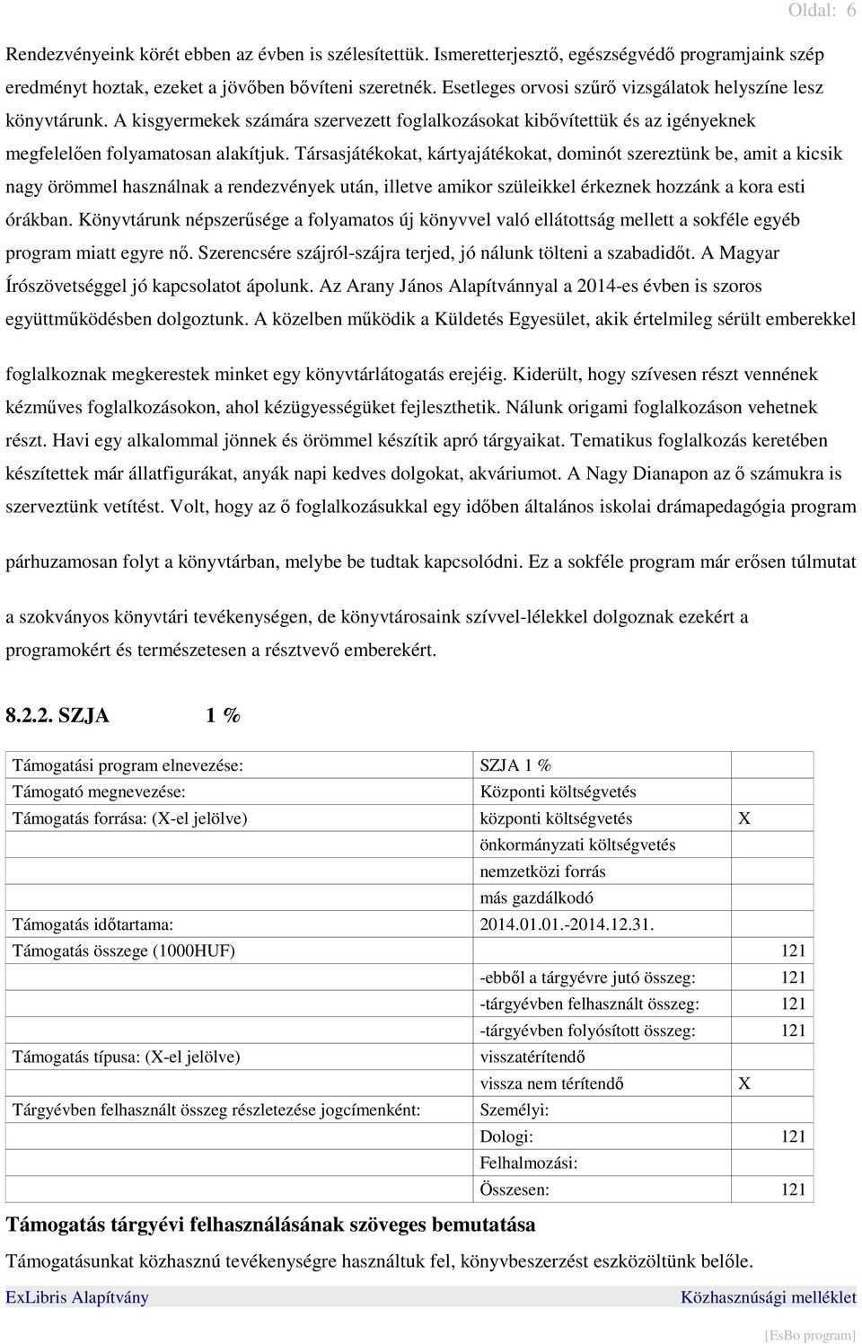 Társasjátékokat, kártyajátékokat, dominót szereztünk be, amit a kicsik nagy örömmel használnak a rendezvények után, illetve amikor szüleikkel érkeznek hozzánk a kora esti órákban.