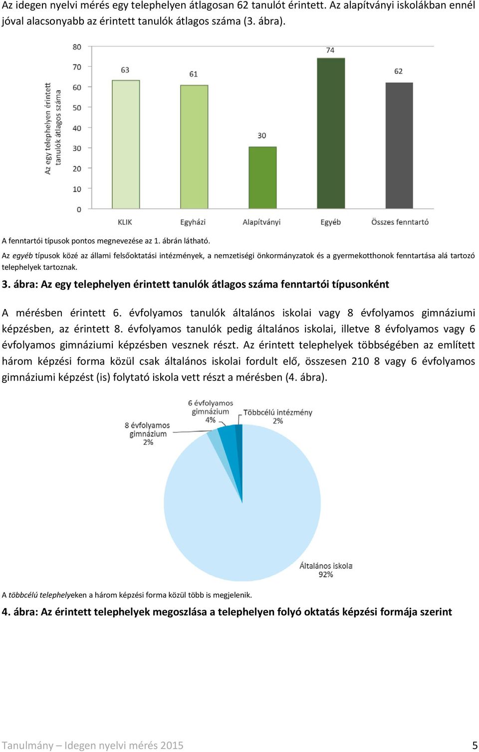 Az egyéb típusok közé az állami felsőoktatási intézmények, a nemzetiségi önkormányzatok és a gyermekotthonok fenntartása alá tartozó telephelyek tartoznak. 3.