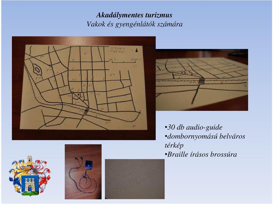 audio-guide dombornyomású