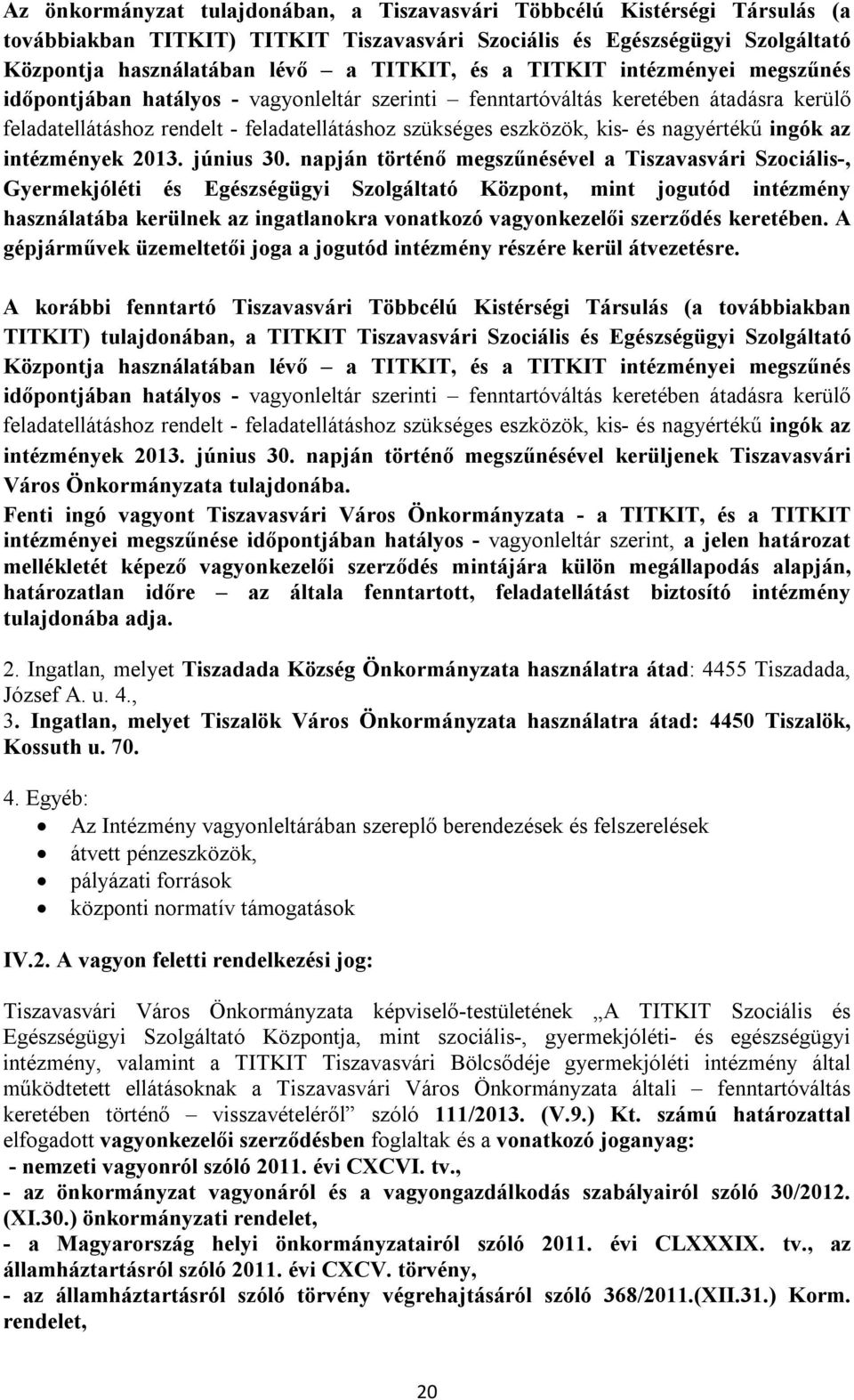 nagyértékű ingók az intézmények 2013. június 30.