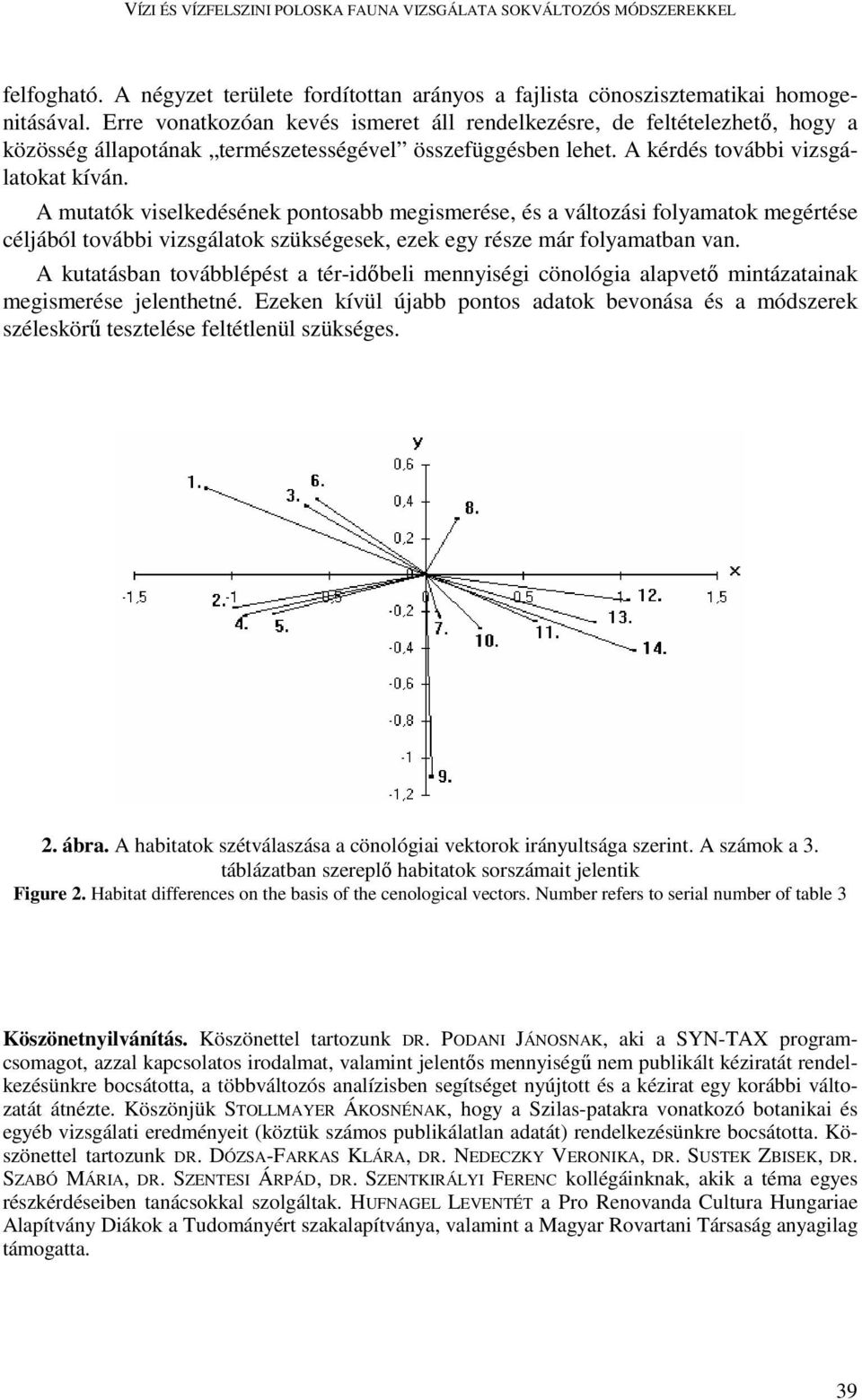 A mutatók viselkedésének pontosabb megismerése, és a változási folyamatok megértése céljából további vizsgálatok szükségesek, ezek egy része már folyamatban van.