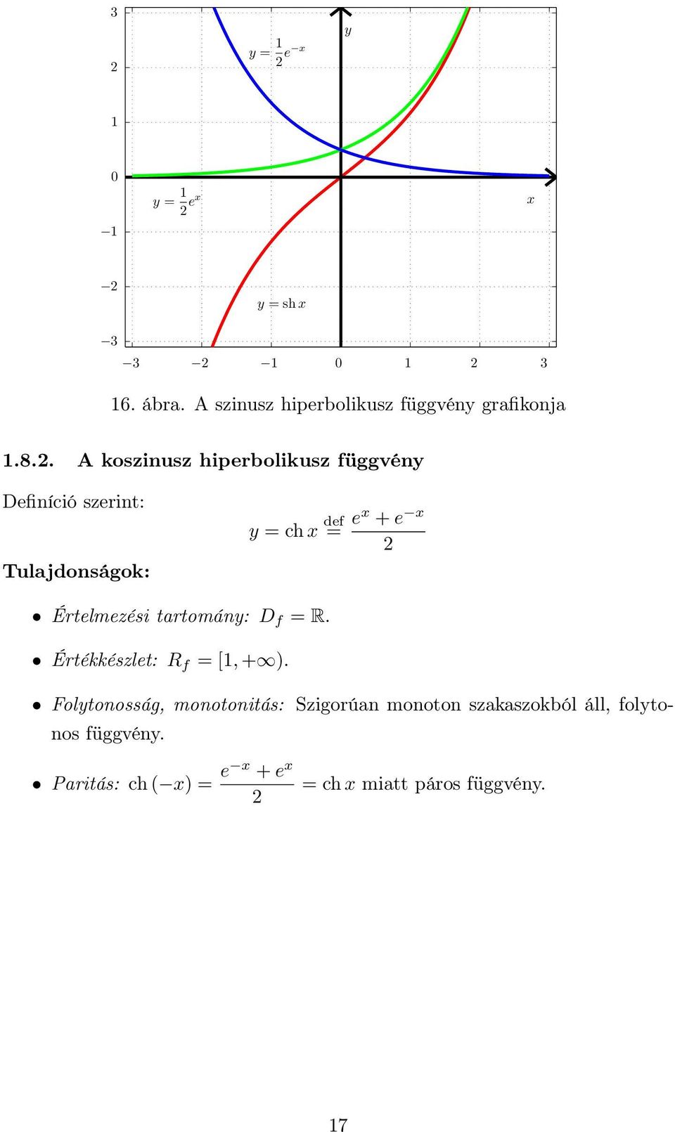 Értelmezési tartomán: D f = R. Értékkészlet: R f = [,+ ).