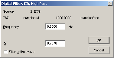 1. Indítsa el a BSL Pro 3.7 programot és nyisson meg egy EKG regisztrátumot a C:\TEMP\MEASURE mappából (fájl tipus LDD, név: ETR azonosító-l05) 2.