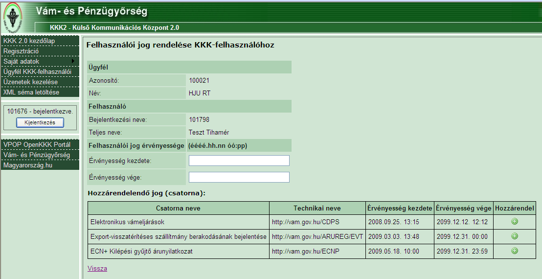 A felhasználók listájában a törölt felhasználókat nem jeleníti meg az alkalmazás.