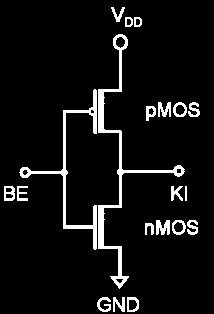 A CMOS inverter karakterisztikája 2.