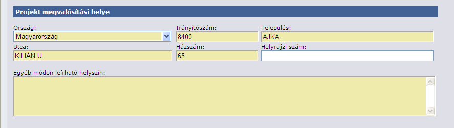 (8374567897) 27. ábra A döntési adatok rögzítésekor legördülő menüben jelöljük ki a Döntési lap állapotát, lehetőség van Döntés (+) és Szerződés állapot kiválasztására.