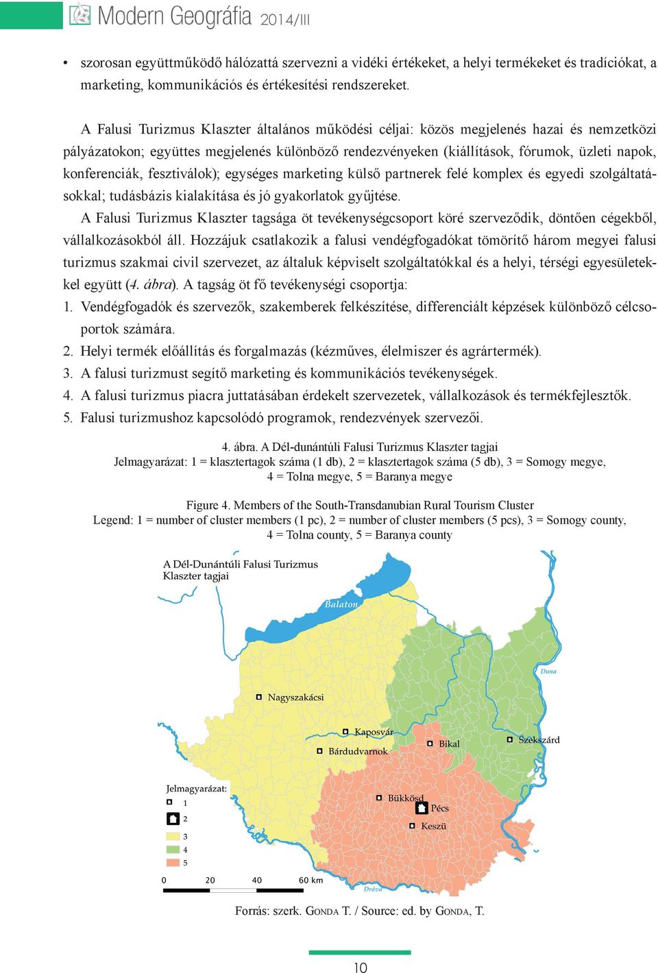 konferenciák, fesztiválok); egységes marketing külső partnerek felé komplex és egyedi szolgáltatásokkal; tudásbázis kialakítása és jó gyakorlatok gyűjtése.