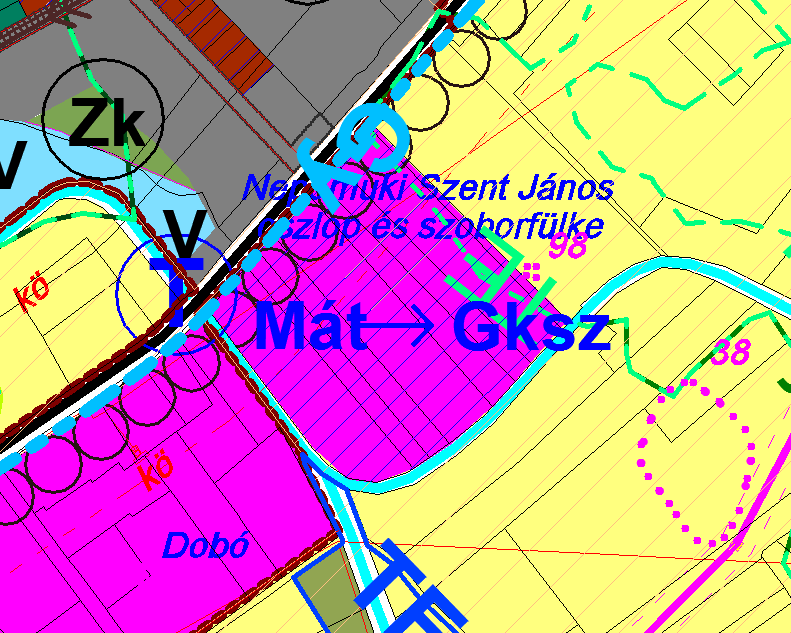 Mórahalom Város Önkormányzat Képviselő-testülete. számú határozatának melléklete: Településszerkezeti Terv módosítások leírása I.