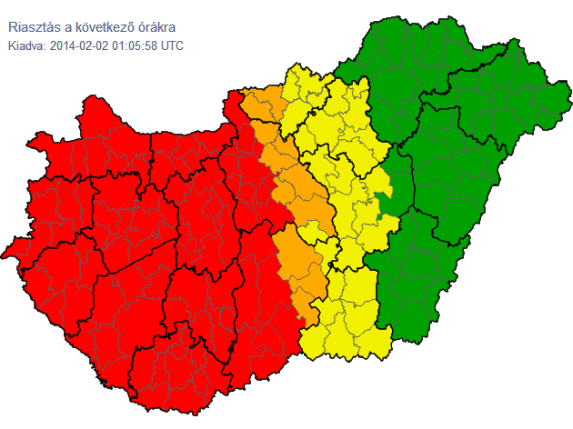 A 214-es esztendő annyiban mindenképpen hasonlít a 213-as évhez, hogy piros riasztás csak a téli félévben volt érvényben. Az 5.