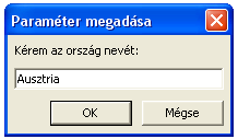 7. Csoportosítás számított mezőre Listázd ki azokat a betűket, amelyekkel több mint 10 ország neve kezdődik! SELECT Left([ORSZAGNEV],1) AS Kezdőbetű, Count(ORSZAG.