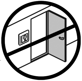 2 Felszerelési utasítások Kérjük, vegye figyelembe a következő elhelyezési irányelveket: Helyezze a termosztátot a megfelelő magasságba a falon (általában 80-170 cm között).