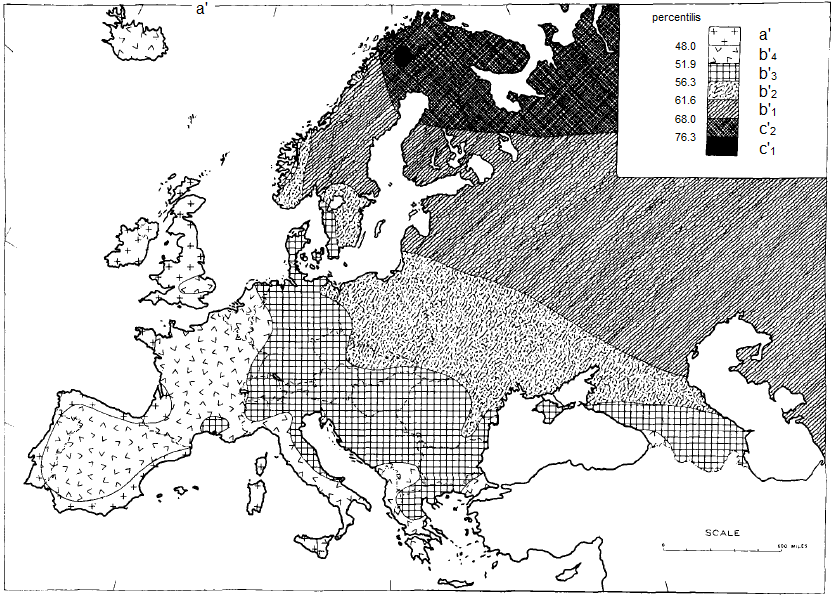 ábra A hőellátottság szezonális jellegének területi